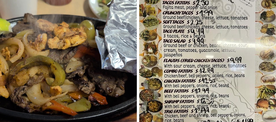 Izzys Mexican Flat Grill Menu