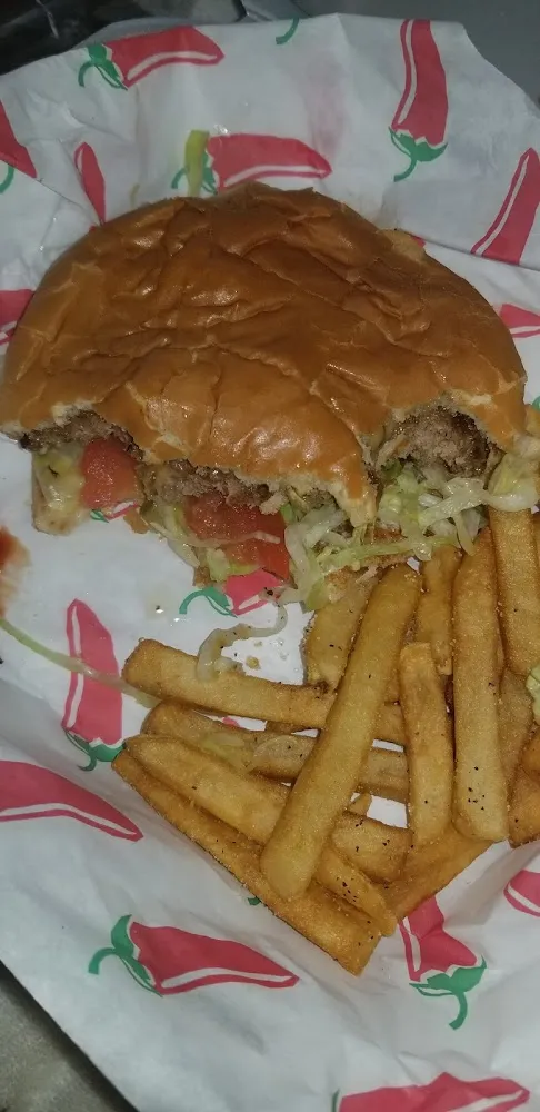 Burger and Fries