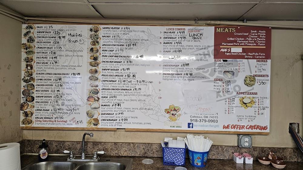 Izzys Mexican Flat Grill Menu image 2